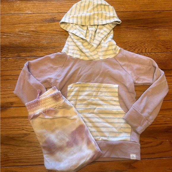 Lulu and Roo outfit Lulu + Roo Hooded Sweatshirt. And pants Girls 3T - Picture 1 of 5